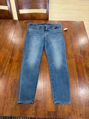 NWT Lucky Brand Stella Skinny Ankle Blue Slim Fit Low Rise Jeans size 12 / 31